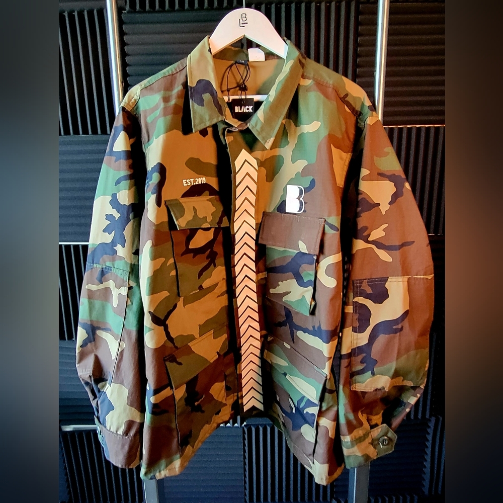 Black Label Couture | "War & Peace" Collection~Camo Jacket